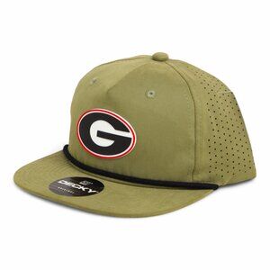 Georgia Bulldogs Power G 3D Perforated Rope Hat- Loden/ Black